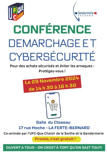 Conférence démarchage et cybersécurité